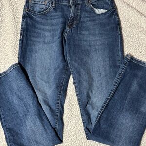 Aeropostale Men's Dark Blue Slim Straight Jeans